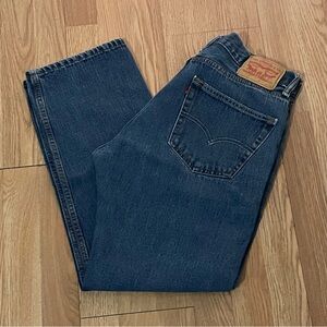 Levi’s 505 Men’s 34x30 (33x29) Straight Fit Jeans Medium Blue Denim Classic